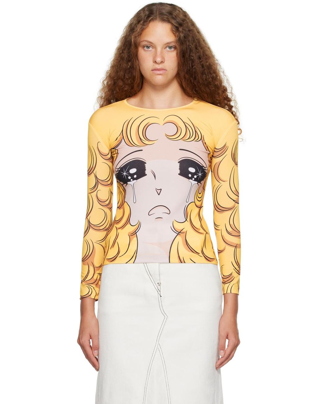 Pushbutton Ssense Exclusive Crying Girl Long Sleeve T-shirt