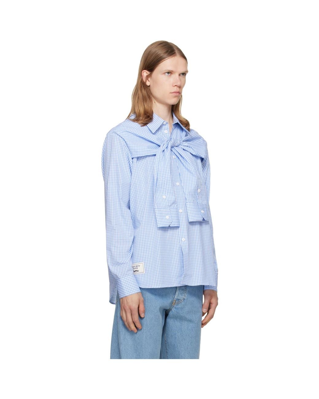 Charles Jeffrey Blue Hold Me Shirt for men