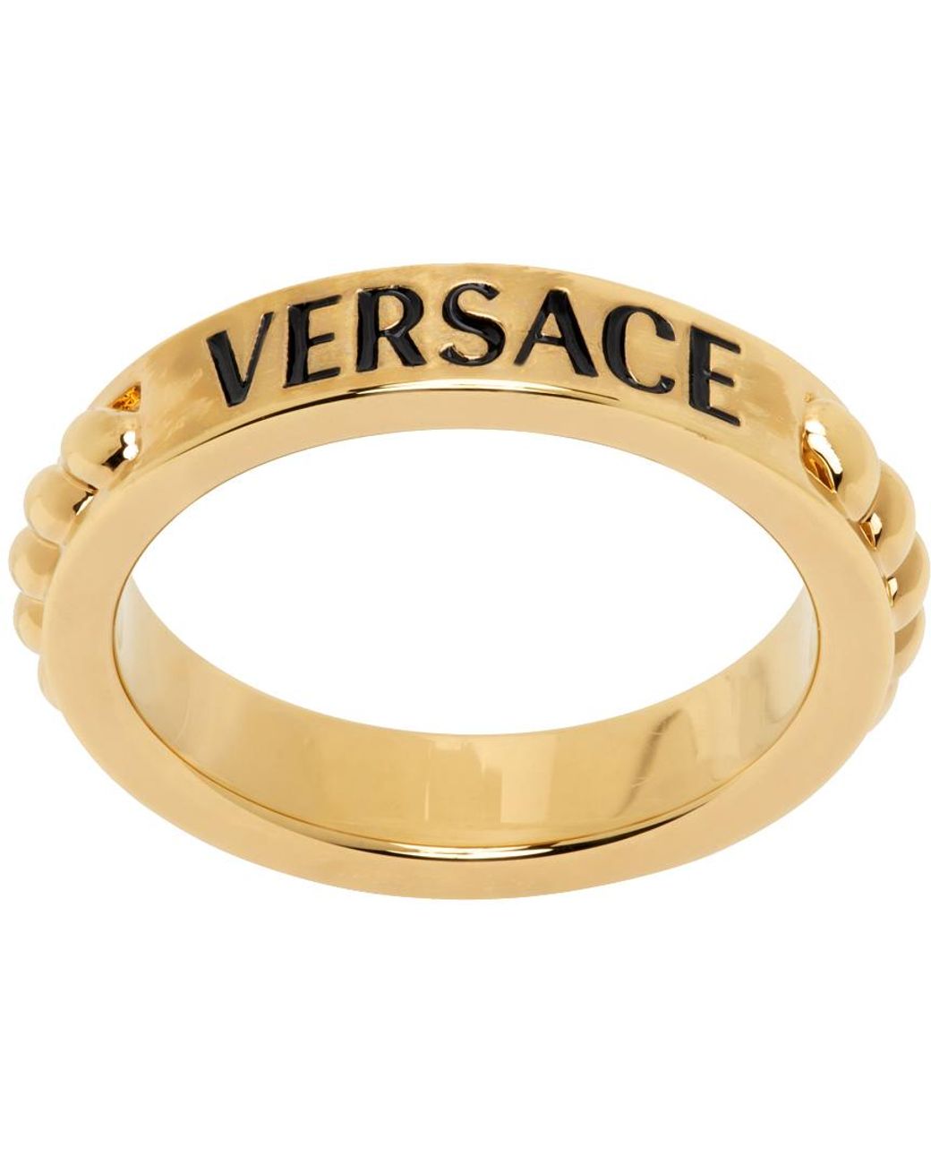 VERSACE | Gold Men's Ring | YOOX