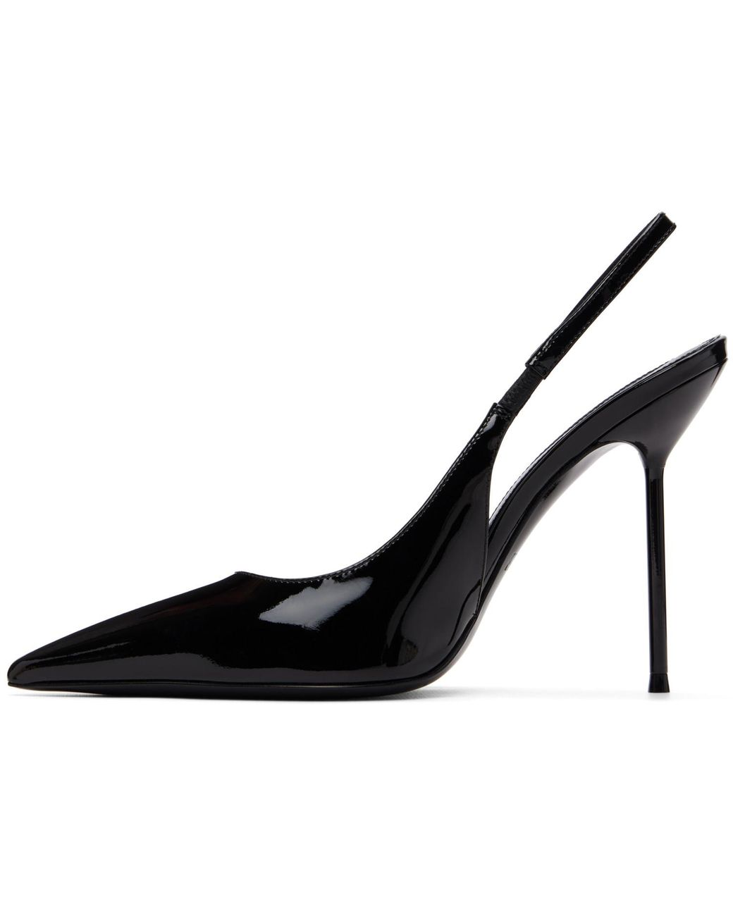 Paris Texas Black Lidia Slingback 105 Heels