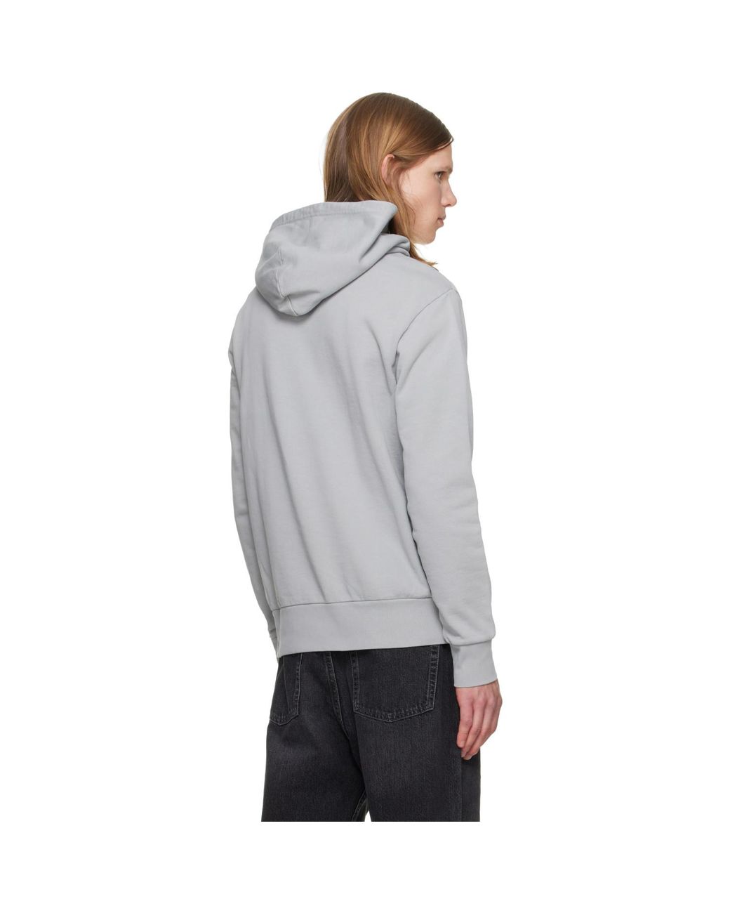 Polo Ralph Lauren Gray Loopback Terry Hoodie for men