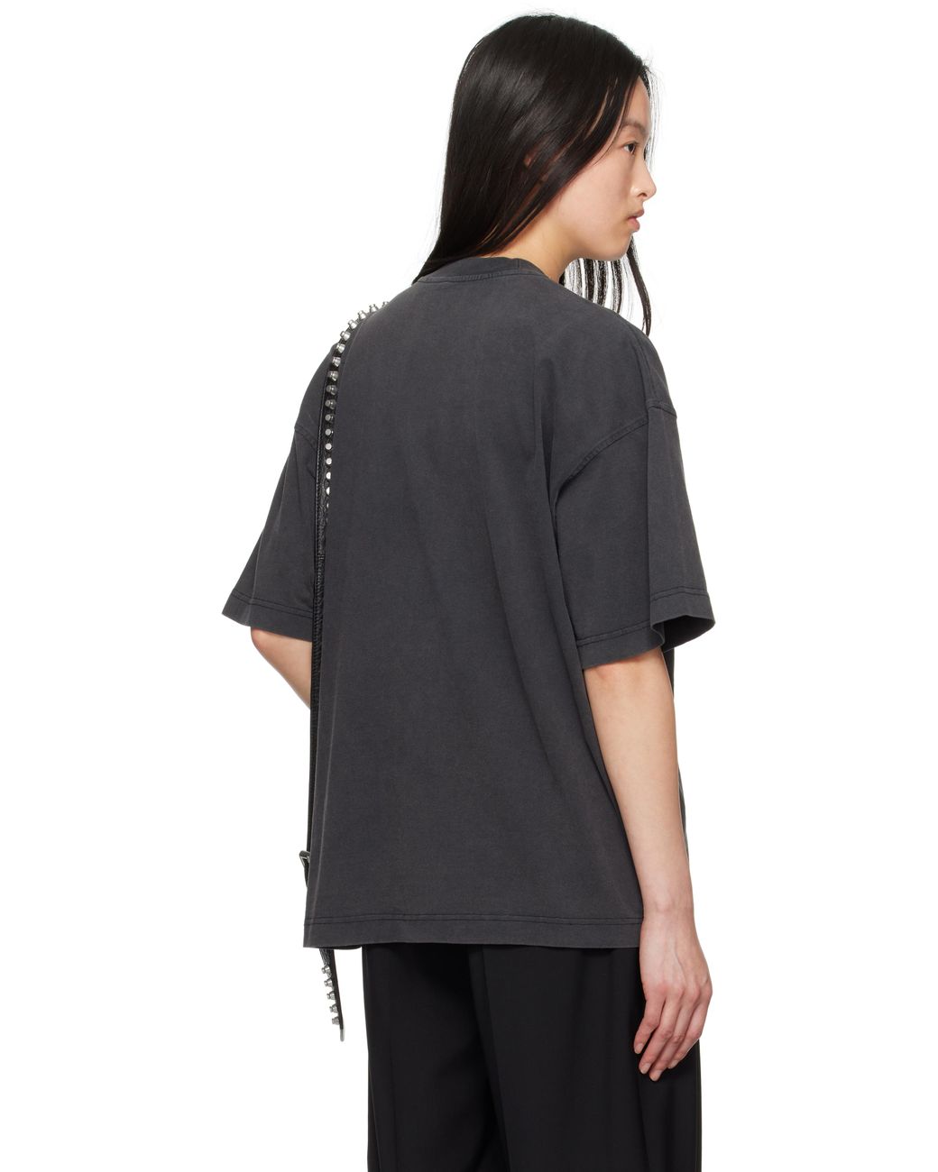 Alexander Wang Unisex Battery Logo-print Graphic T-shirt in Black