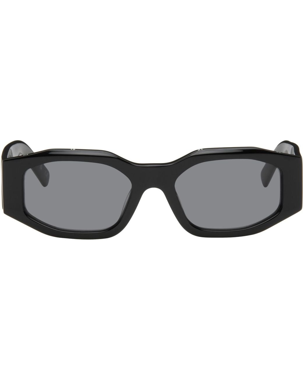 HELIOT EMIL Black Regolith Sunglasses for men