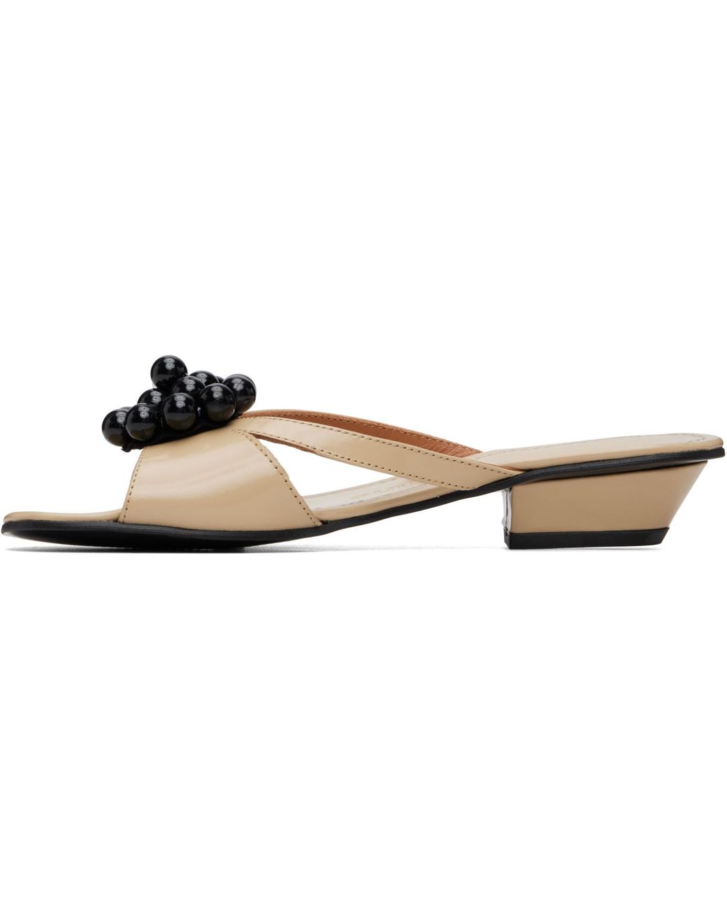 About Arianne Natural Flora Heeled Sandals