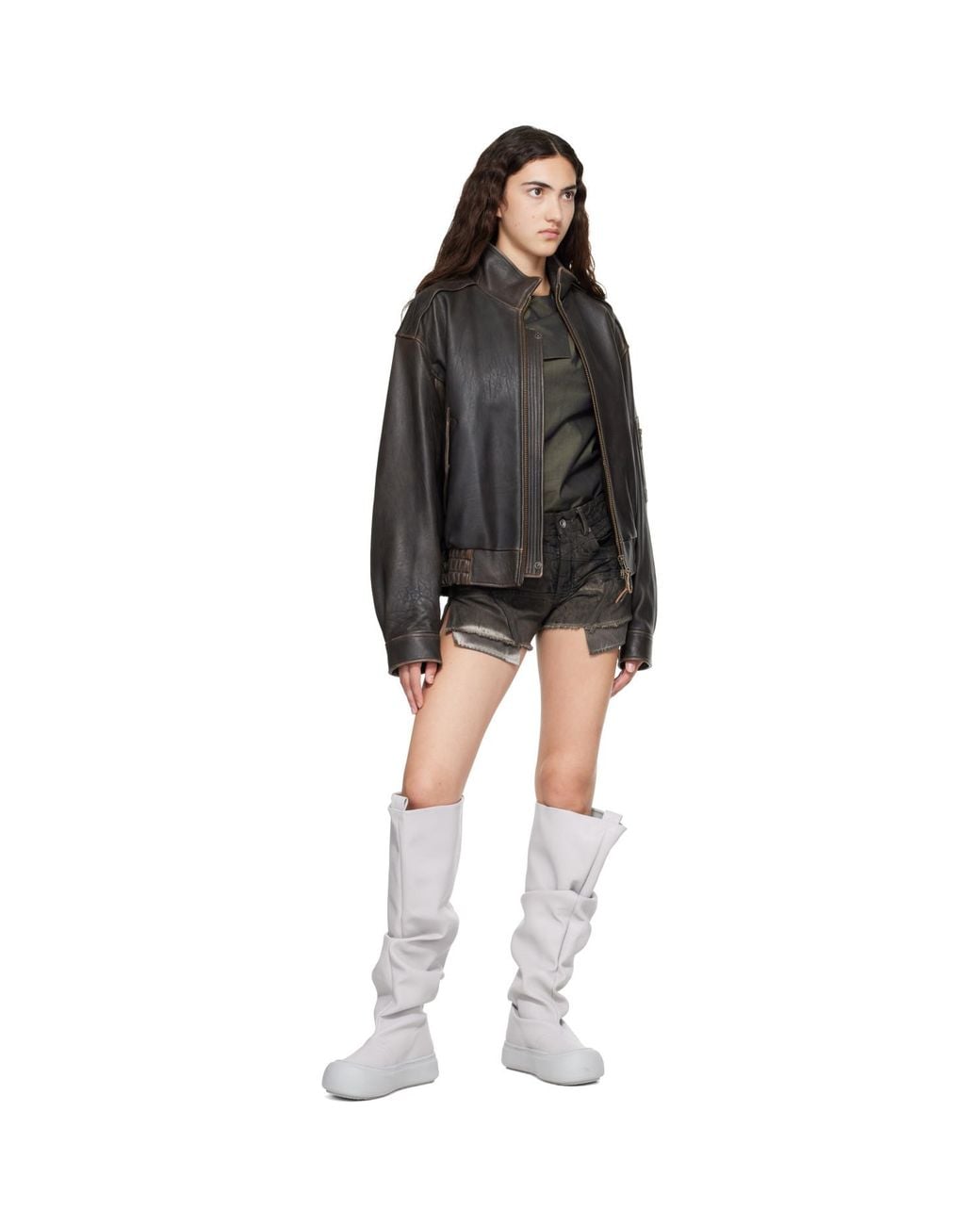 Yume Yume Gray Ssense Exclusive Fisherman Tall Boots