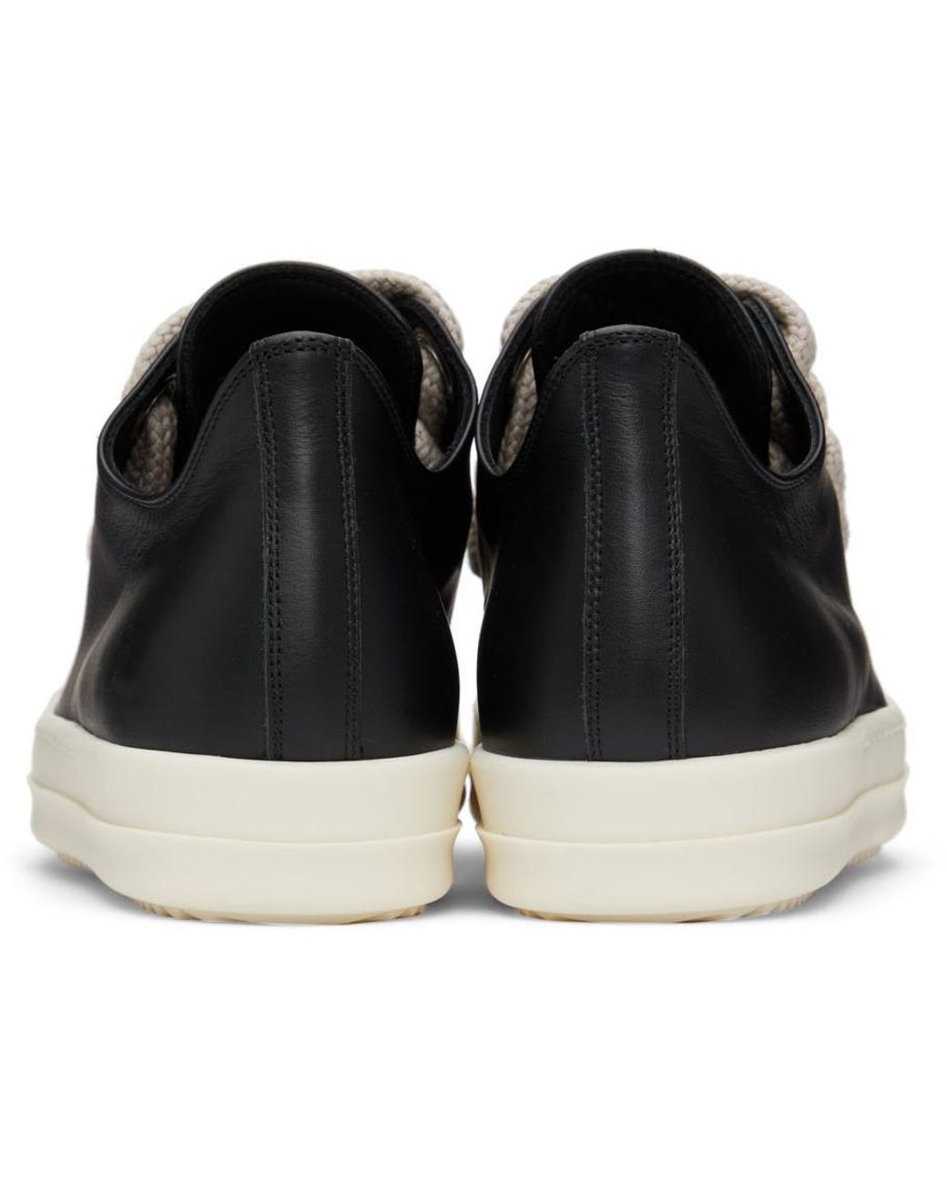 Rick Owens Jumbo Lace Low Sneakers in Black for Men | Lyst Rick Owens Jumbo Lace Low Sneakers in Black for Men | Lyst