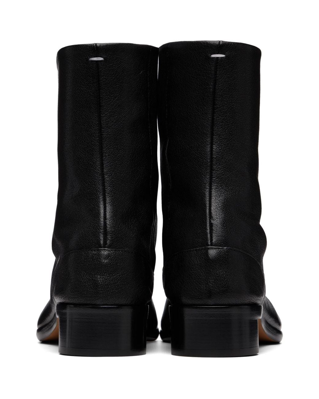 Maison Margiela Black Tabi Ankle Boots for men