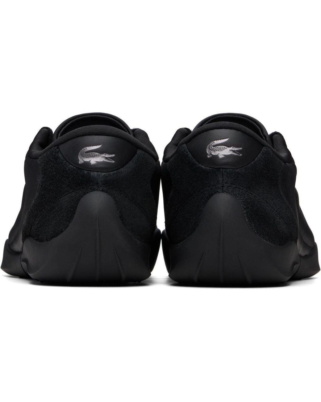 Lacoste Black Protect Leather Sneakers for men