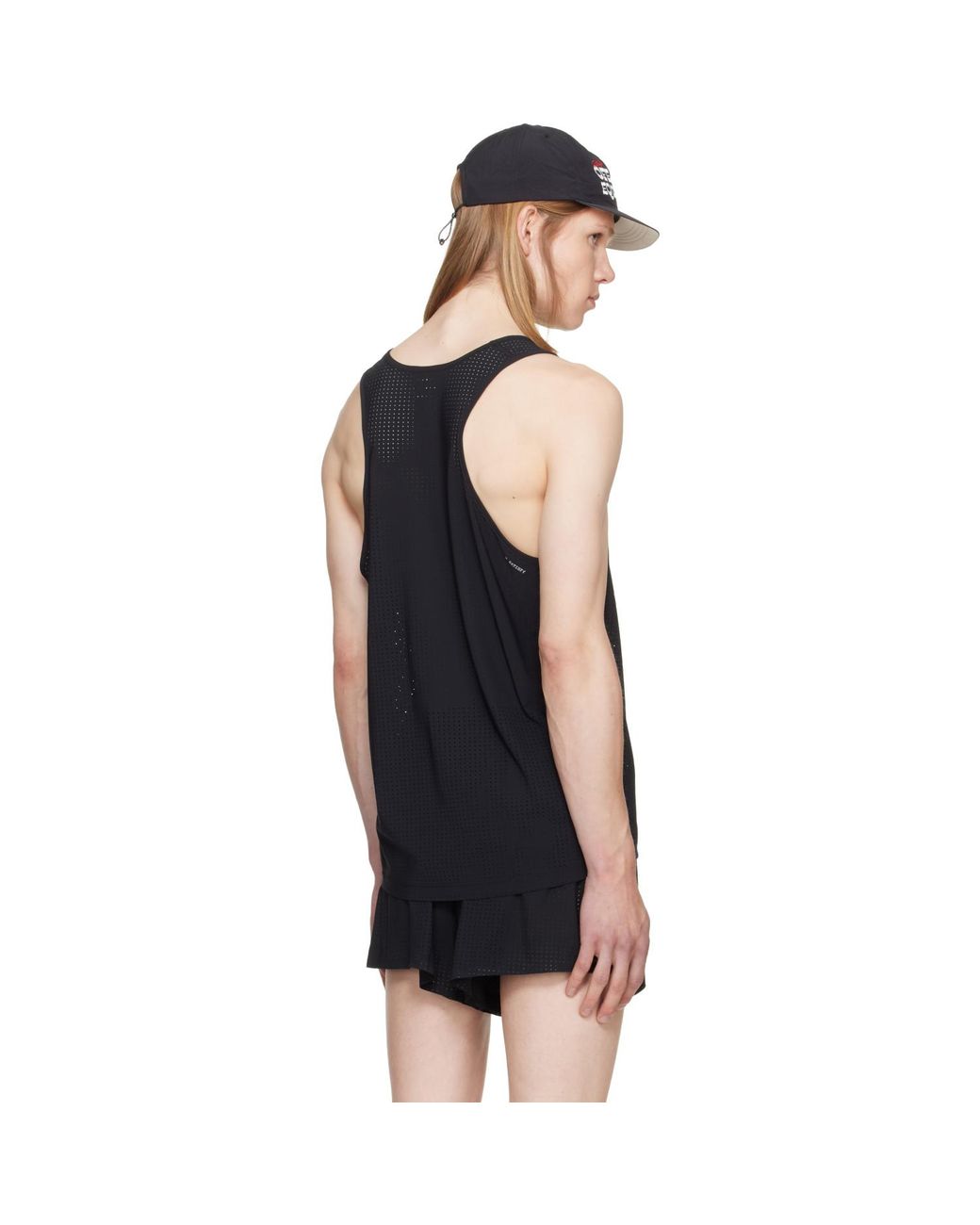Satisfy Black Space‑O Singlet Tank Top for men
