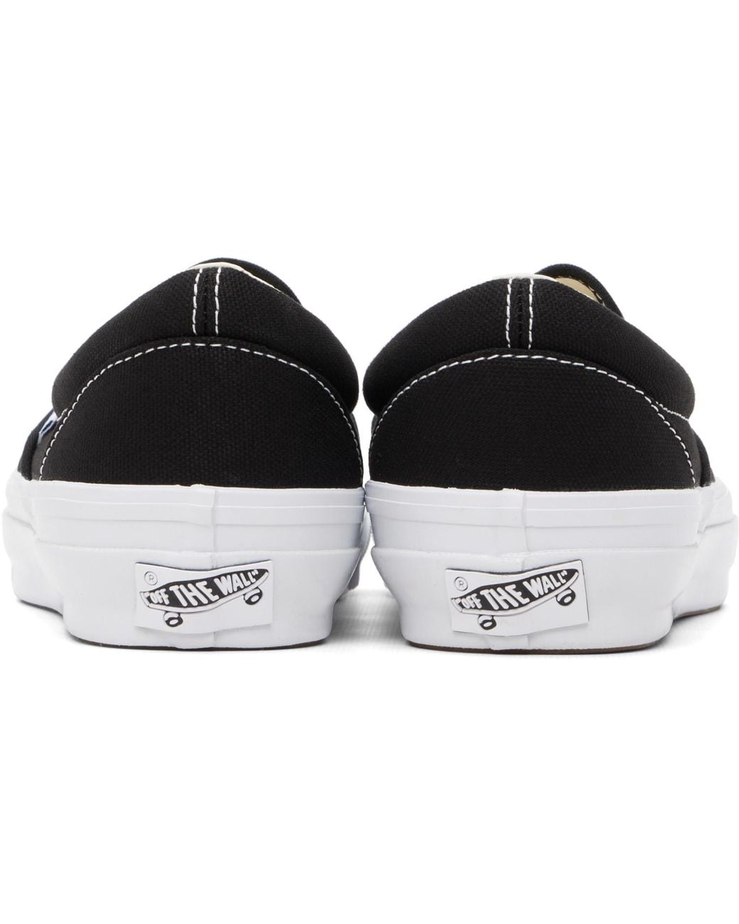 Vans Black Premium Slip-On Sneakers for men