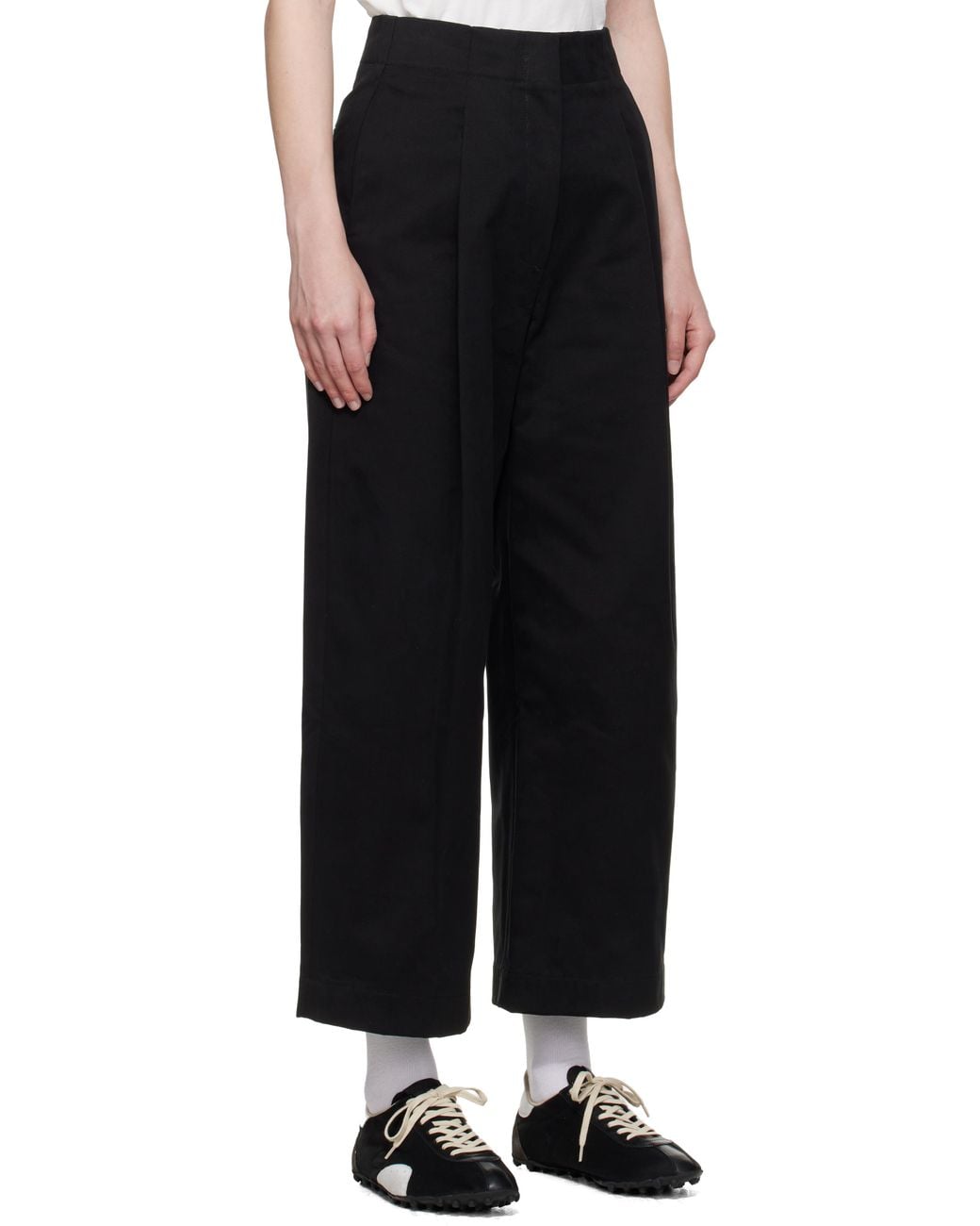 Studio Nicholson Black Dordoni Volume Trousers