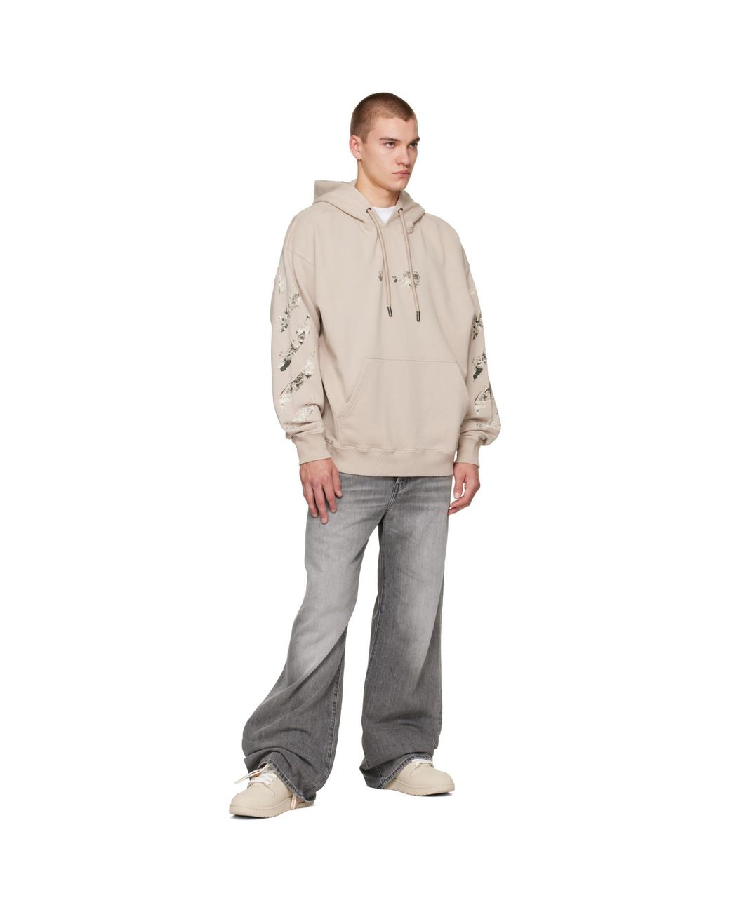 Off-White c/o Virgil Abloh Natural Spices Arrow Skate Hoodie for men