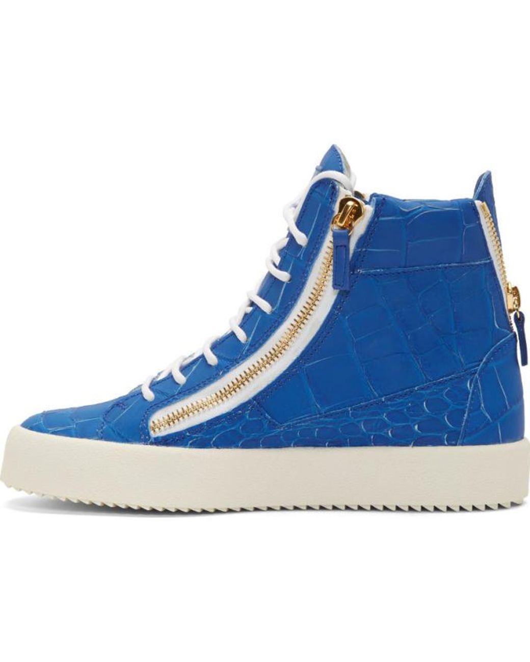 giuseppe crocodile pattern sneakers