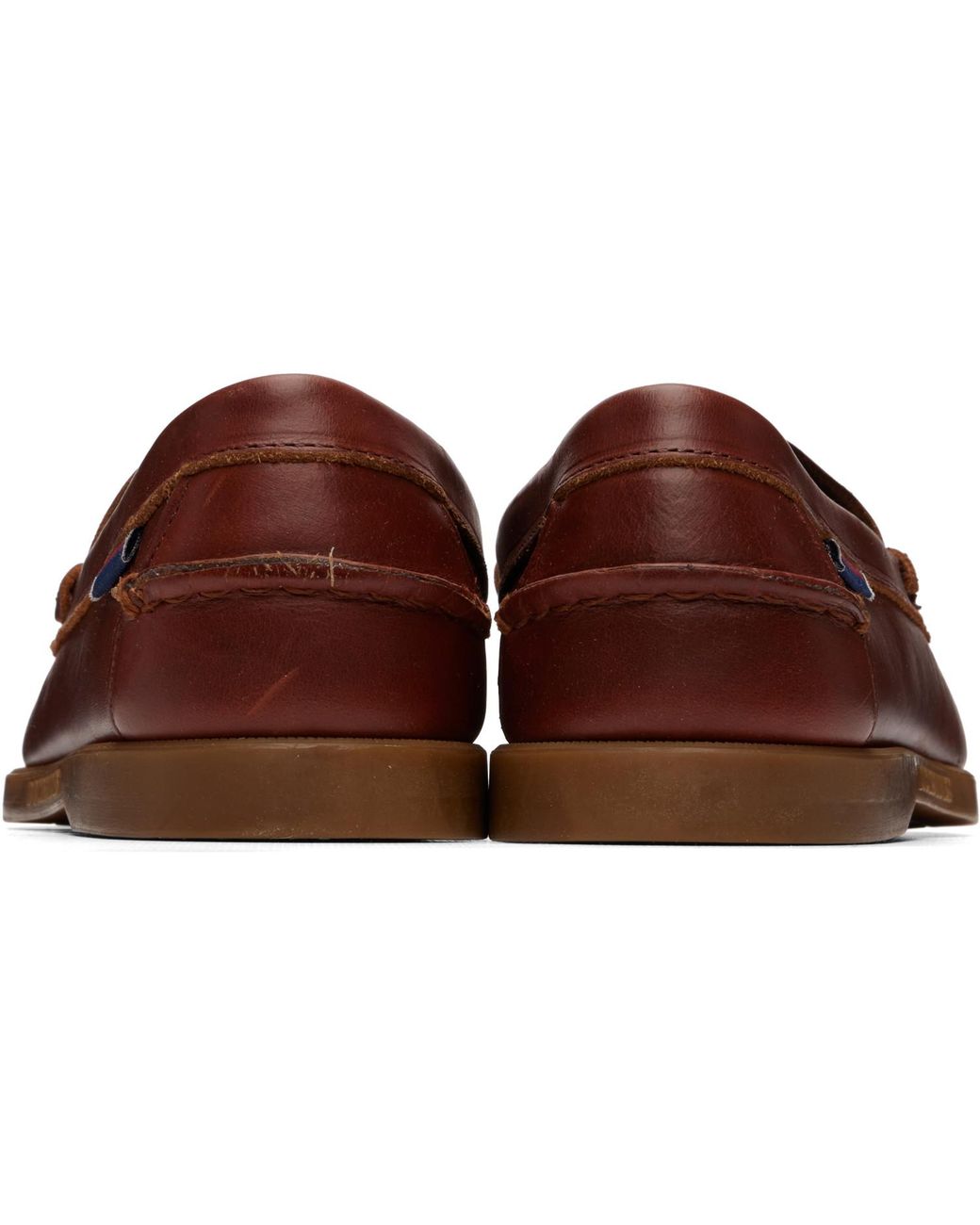 Sebago Brown Dophin Waxed Loafers for men