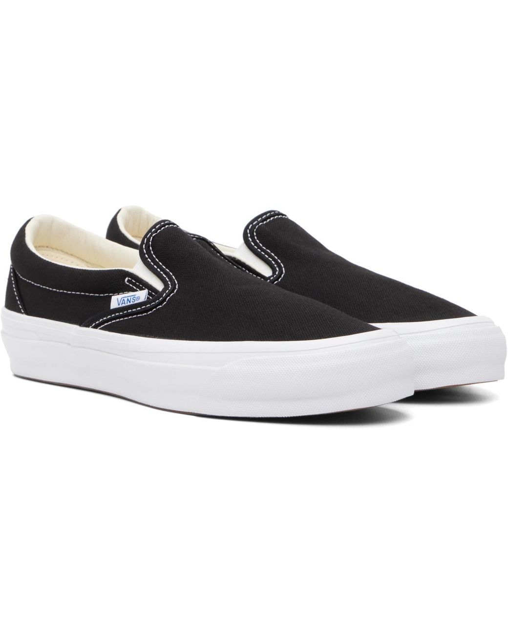 Vans Black Premium Slip-On Sneakers for men