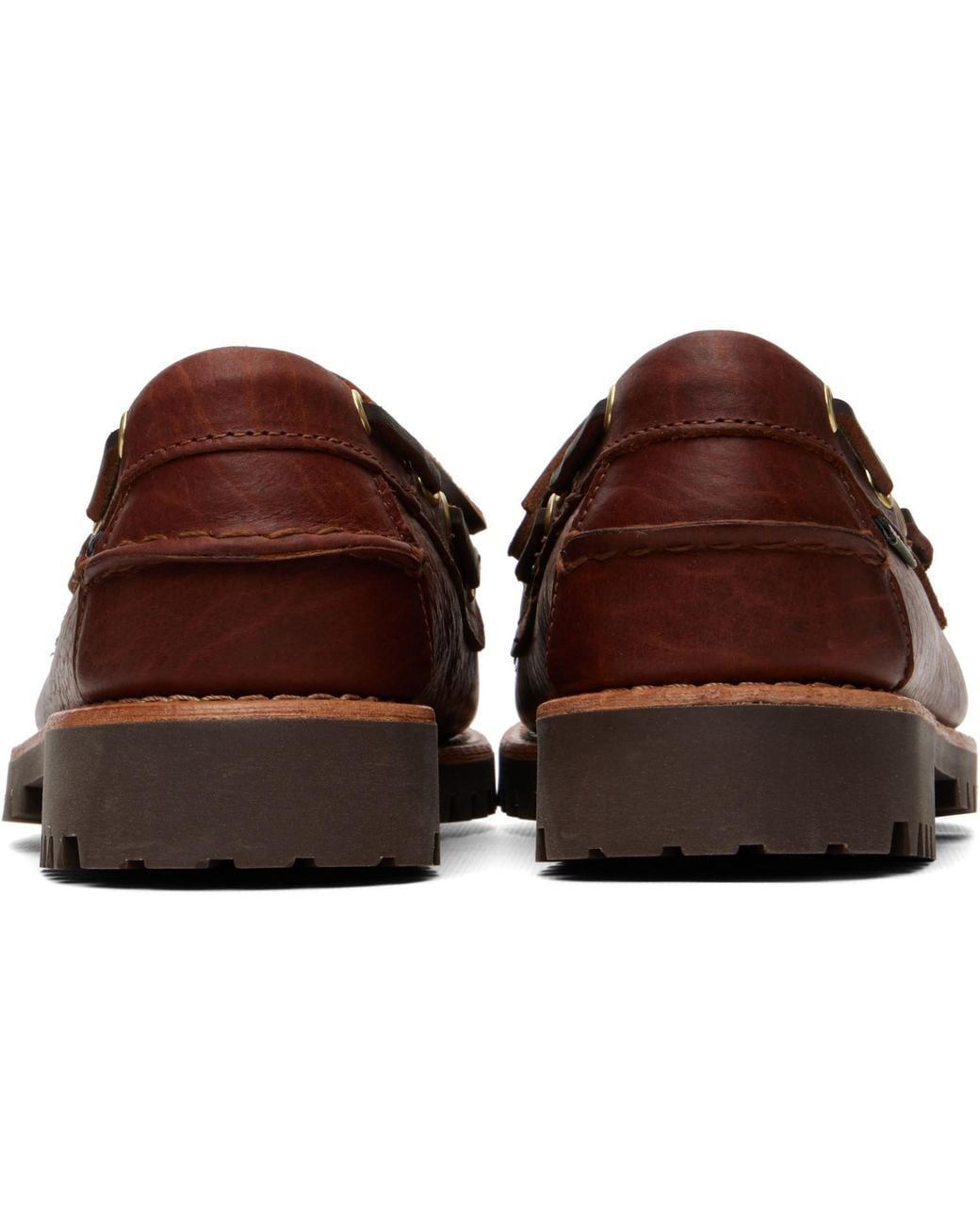 Sebago Brown Ranger Artisan Momoth Boat Shoes for men