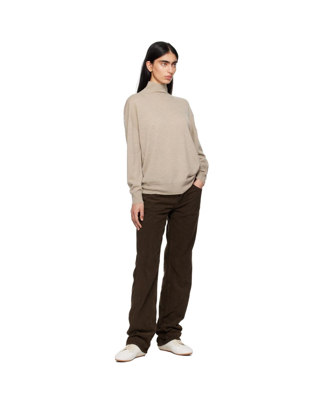 The Row Natural Jabari Turtleneck