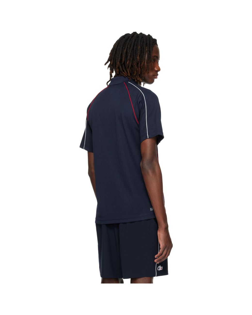 Lacoste Blue French Tennis Team Polo for men
