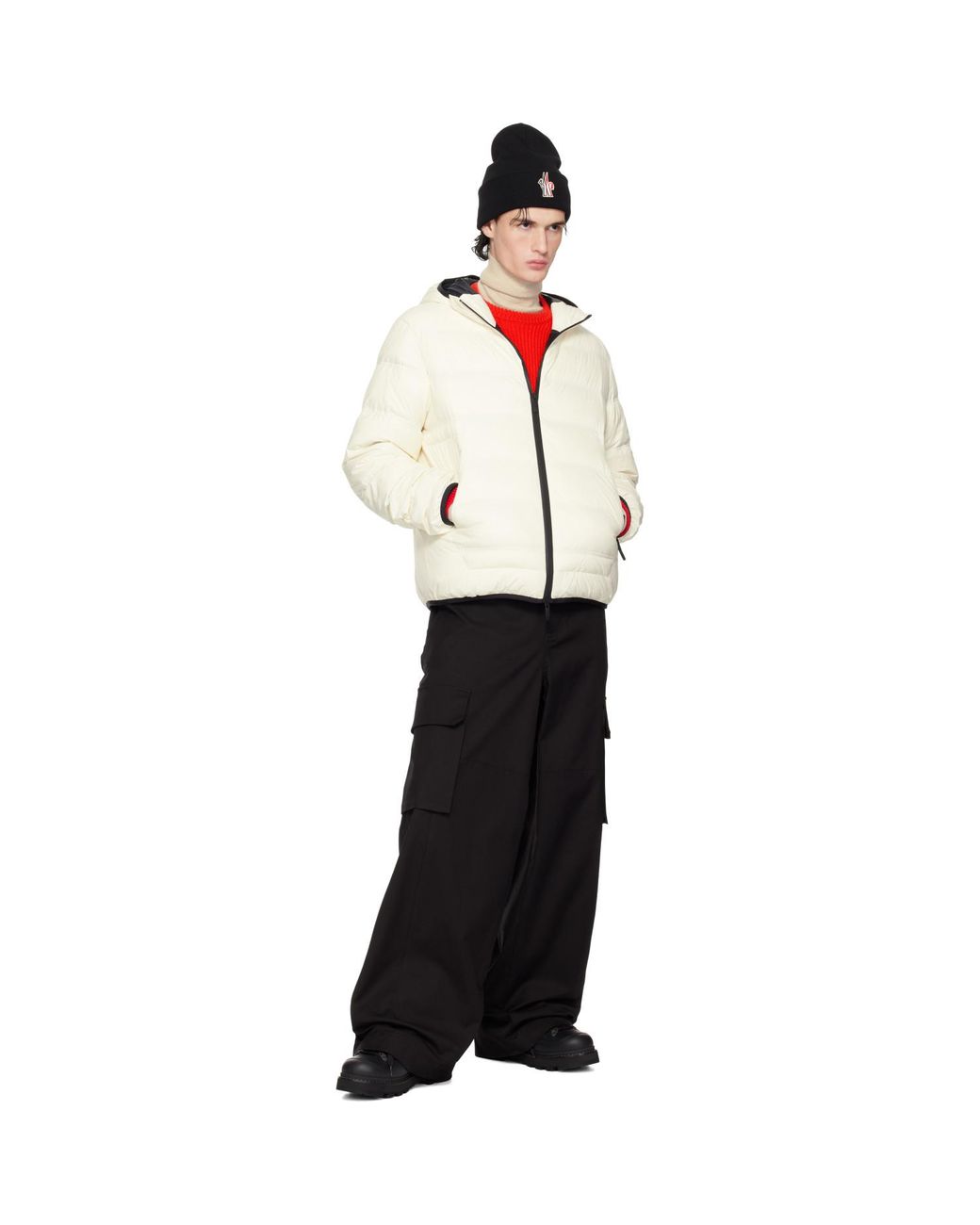 Moncler Black Off- Gardy Down Jacket for men