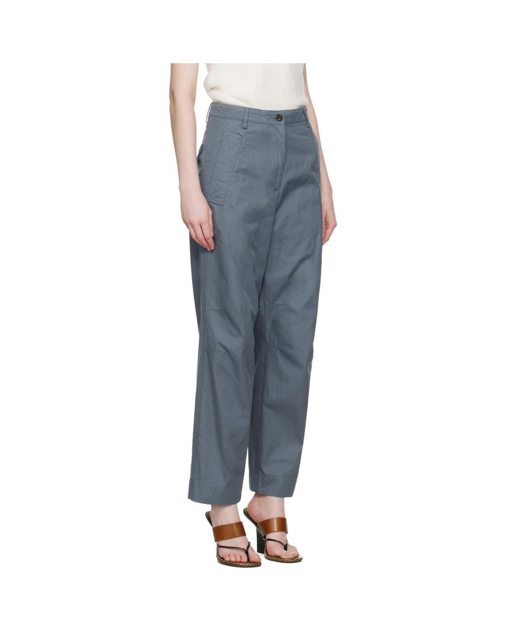 Dries Van Noten Black Cotton Trousers