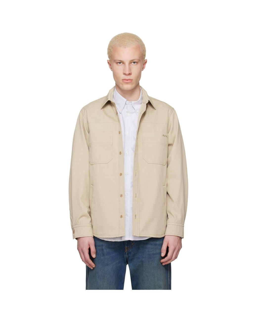 A.P.C. Natural Noah Jacket for men