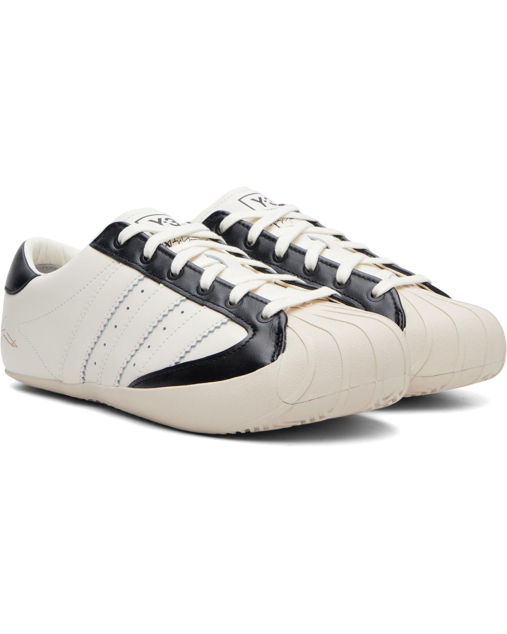 Y-3 White Superstar 3G Sneakers for men