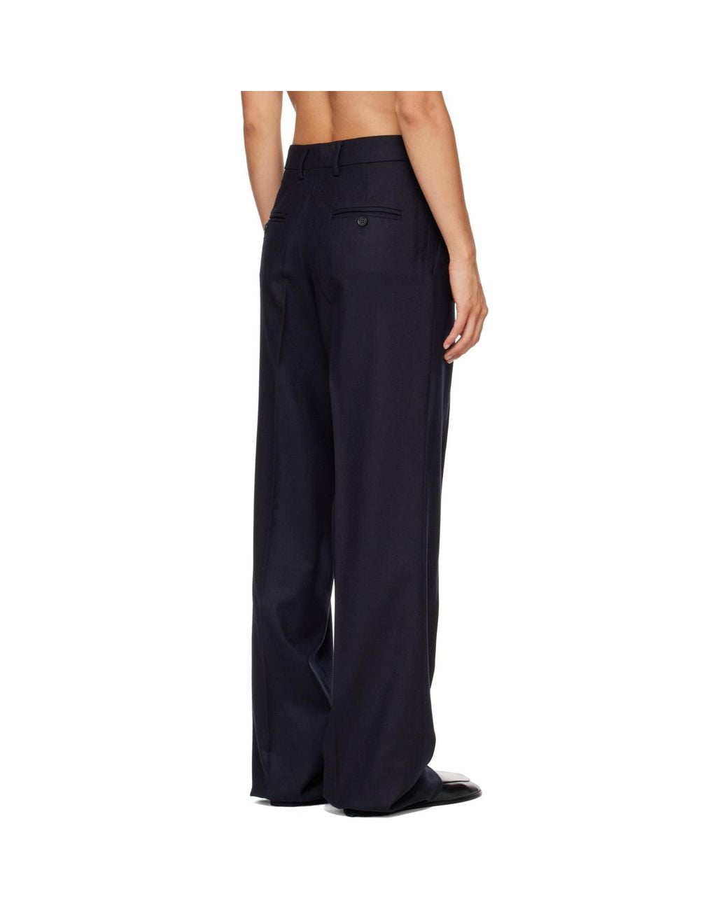 HOMMEGIRLS Blue Slim Trousers