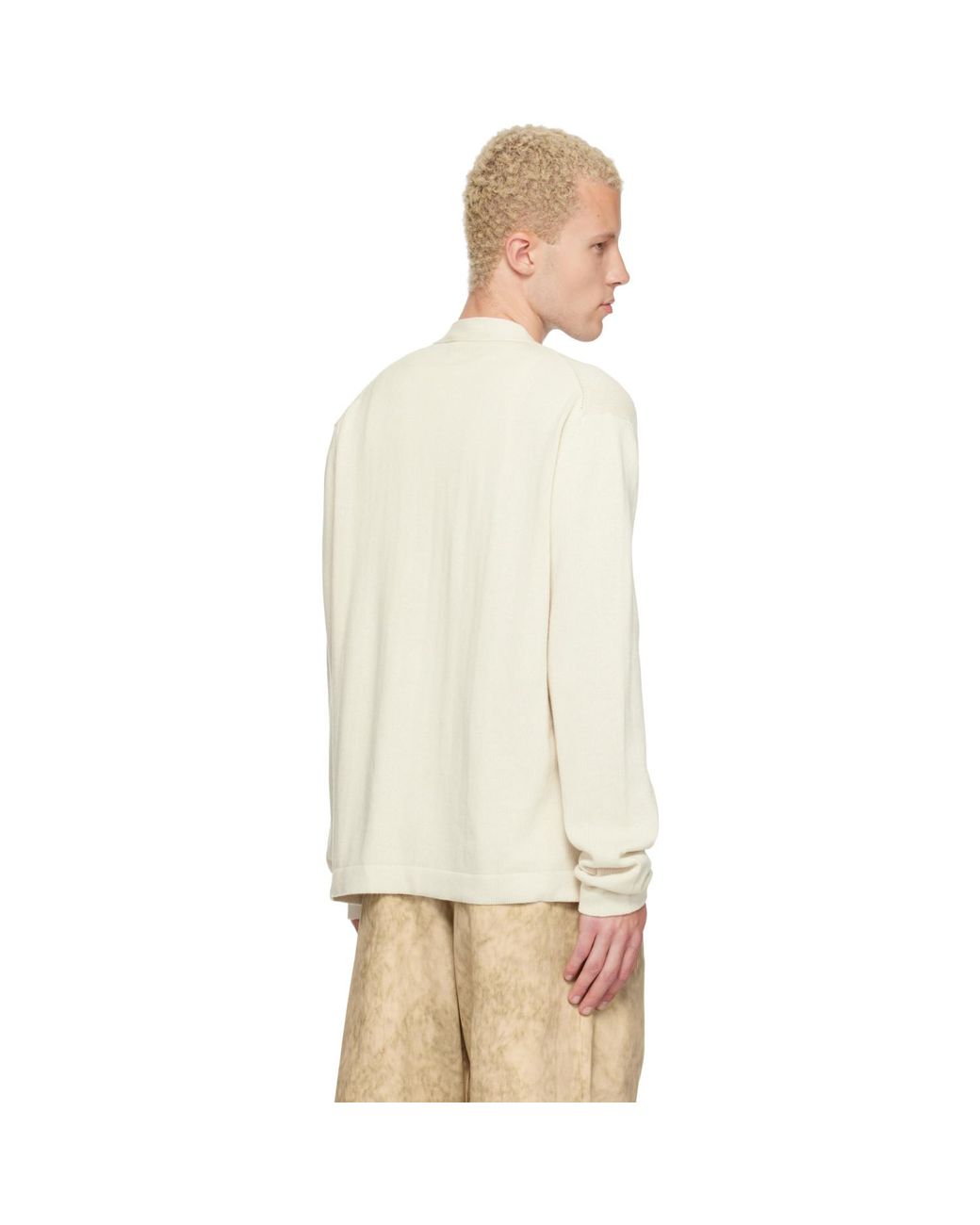 Vivienne Westwood Natural Off- Alex Cardigan for men