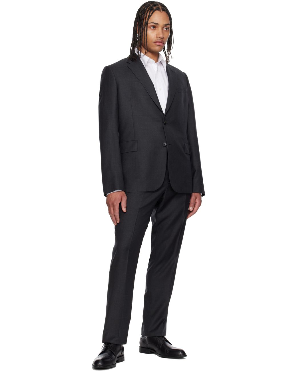 Paul Smith Tailored Two Button Suit in Black for Men | Lyst UK