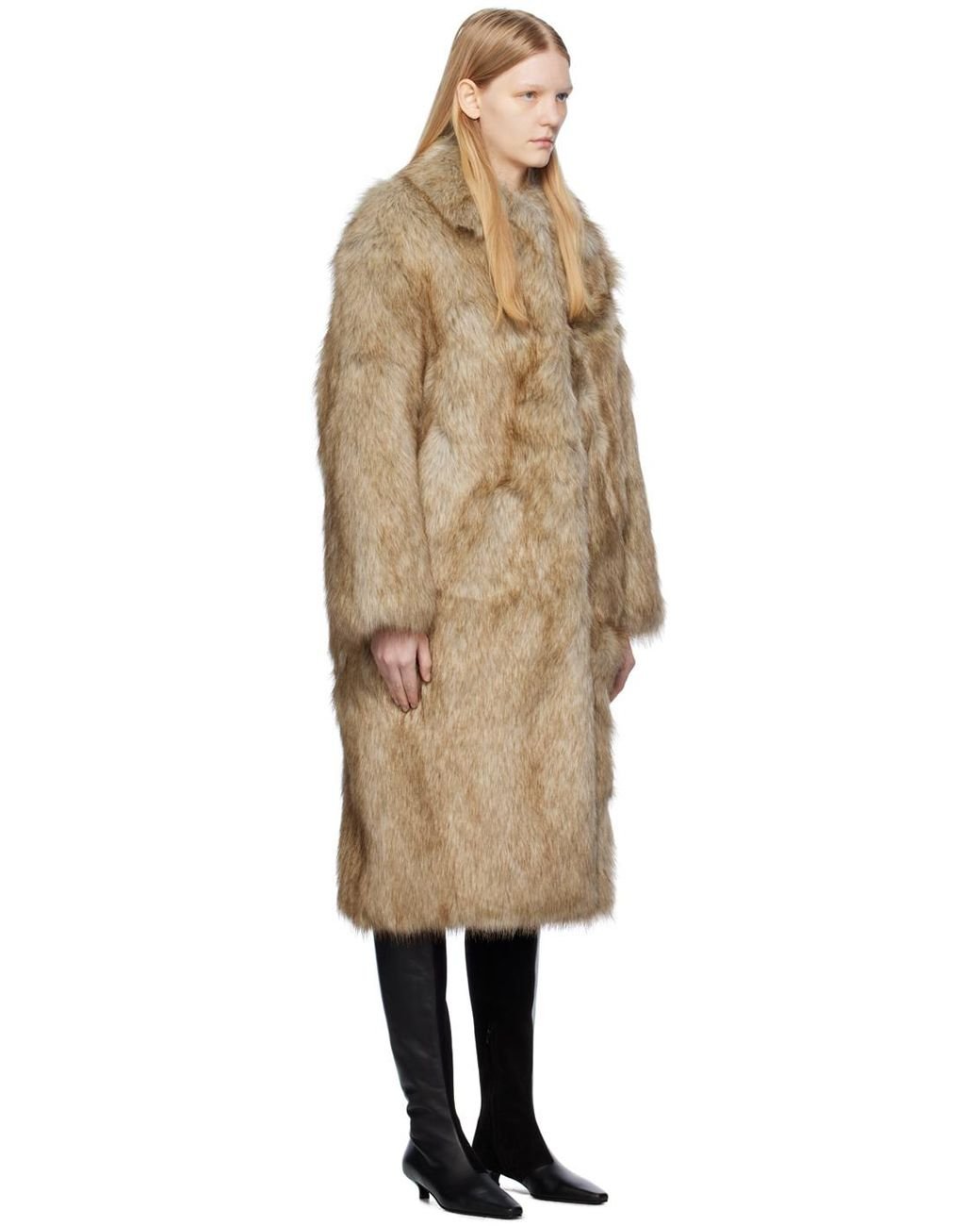 Toteme faux outlet fur coat