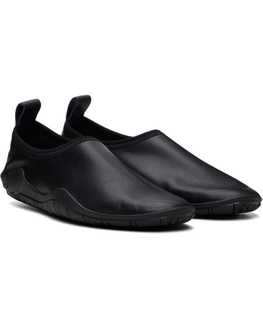 Jil Sander Black Elbe Slip-On Sneakers