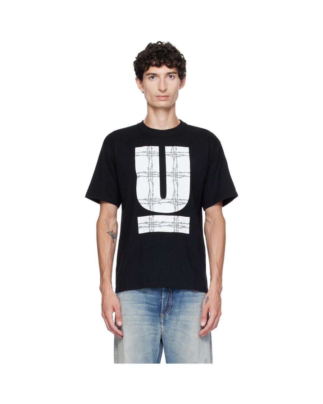Undercover Black Uc2F3805 T-Shirt for men