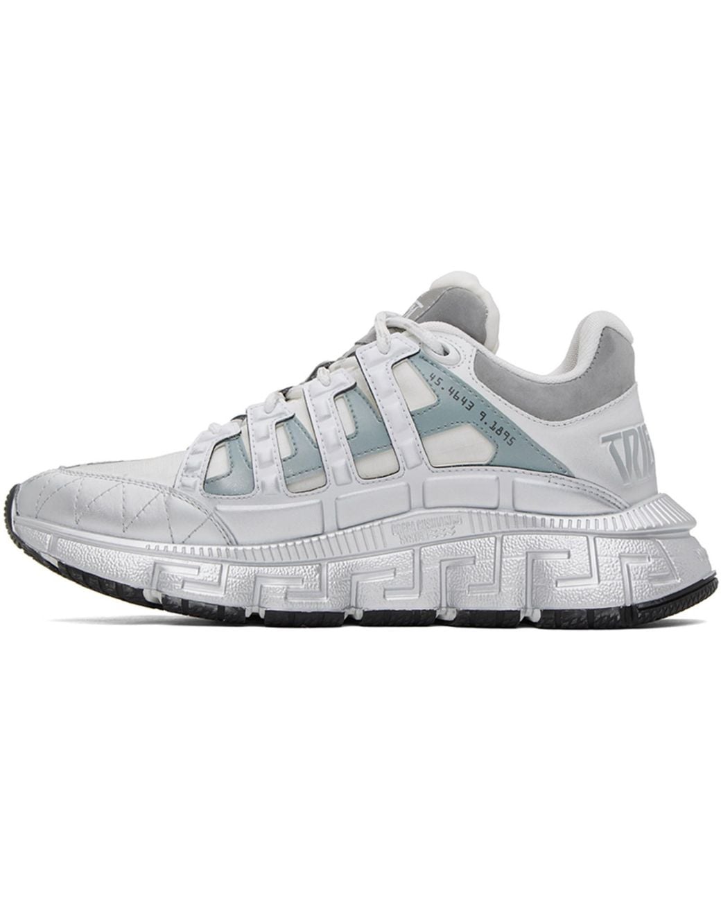 Versace White 'trigreca' Sneakers for men