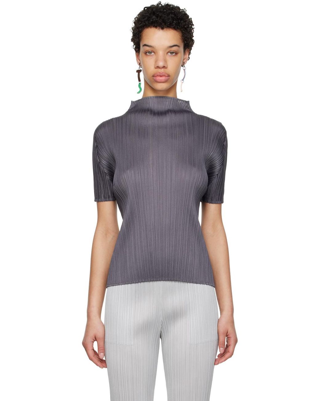 Pleats Please Issey Miyake Monthly Colors May Turtleneck in