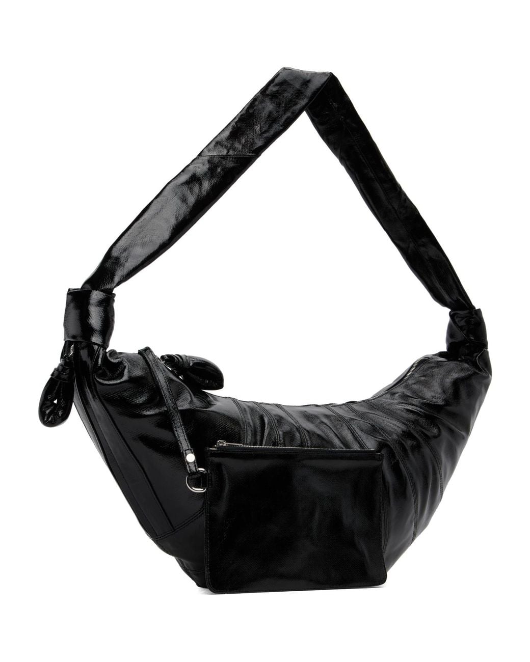 Lemaire Black Large Croissant Bag