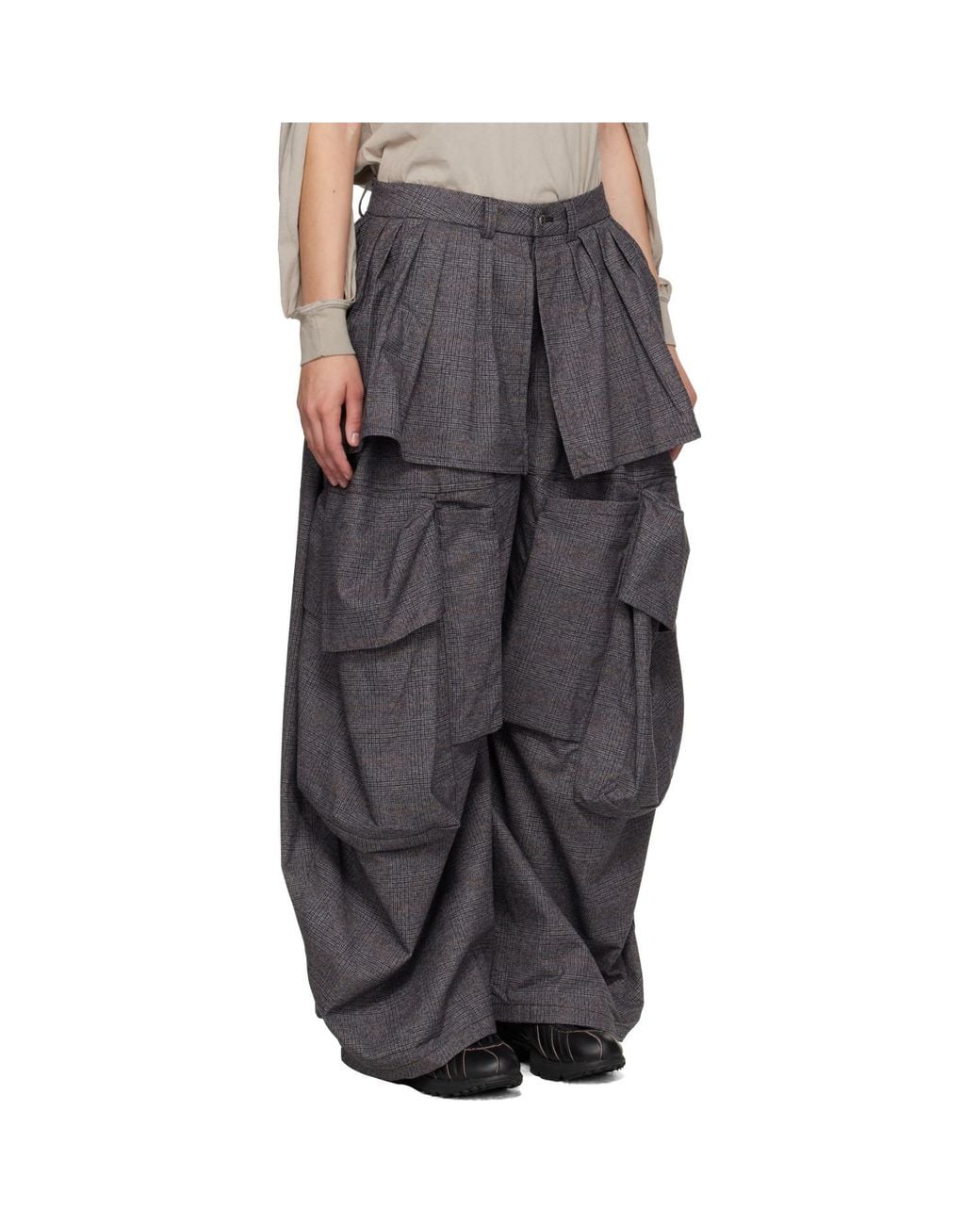 Collina Strada Gray Hazel Cargo Pants