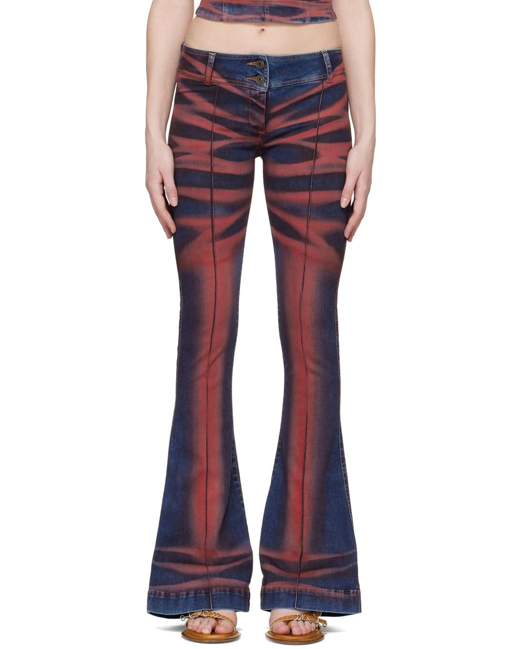 KNWLS レッド＆ネイビー Harleyジーンズ KNWLS レッド&ネイビー Harley ジーンズ レッド | Lyst