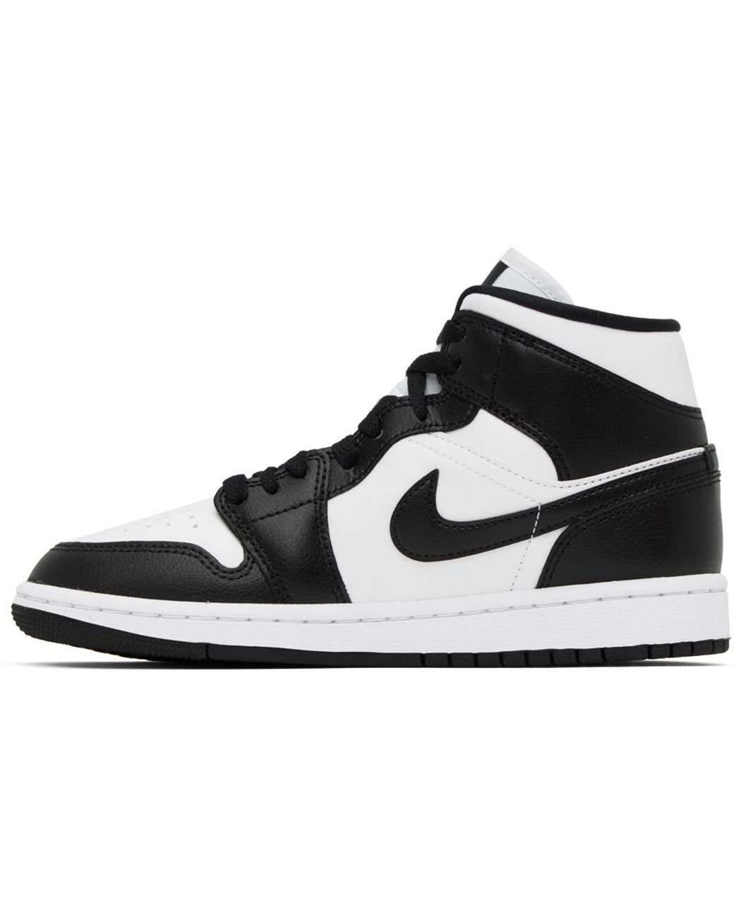 Jordan 1 mid shop black white black