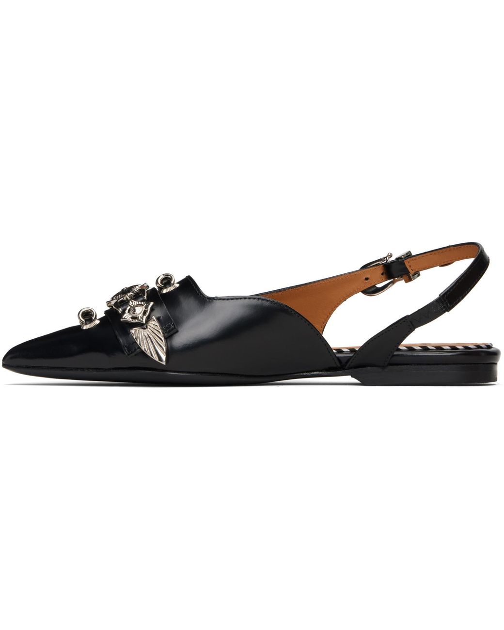 Toga Blue Aj1438 Ballerina Flats
