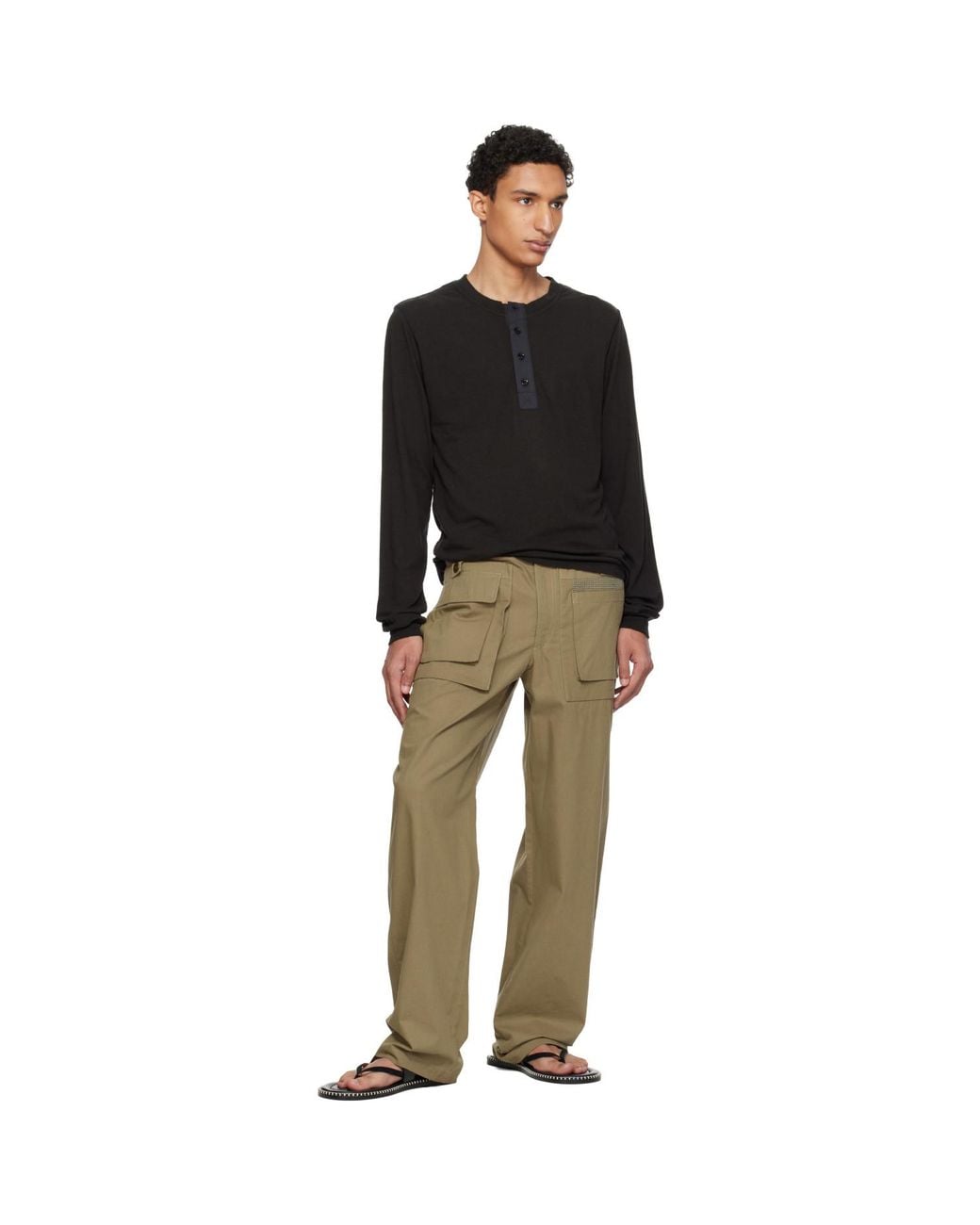 Isabel Marant Black Leigh Henley for men