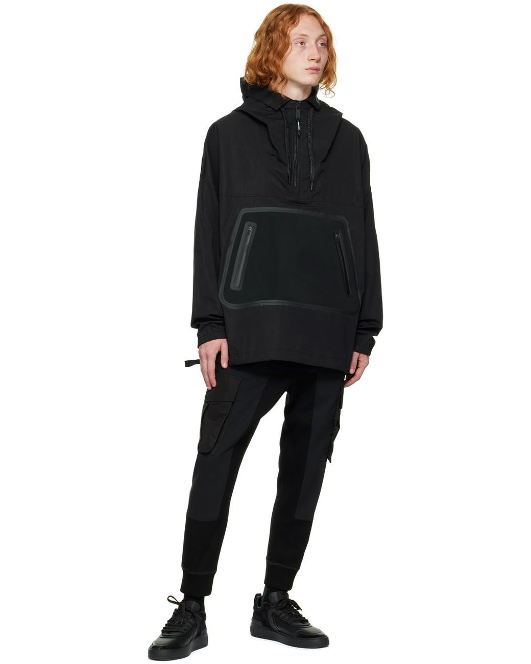 DSquared² Black Dsqua2 Pullover Jacket for men