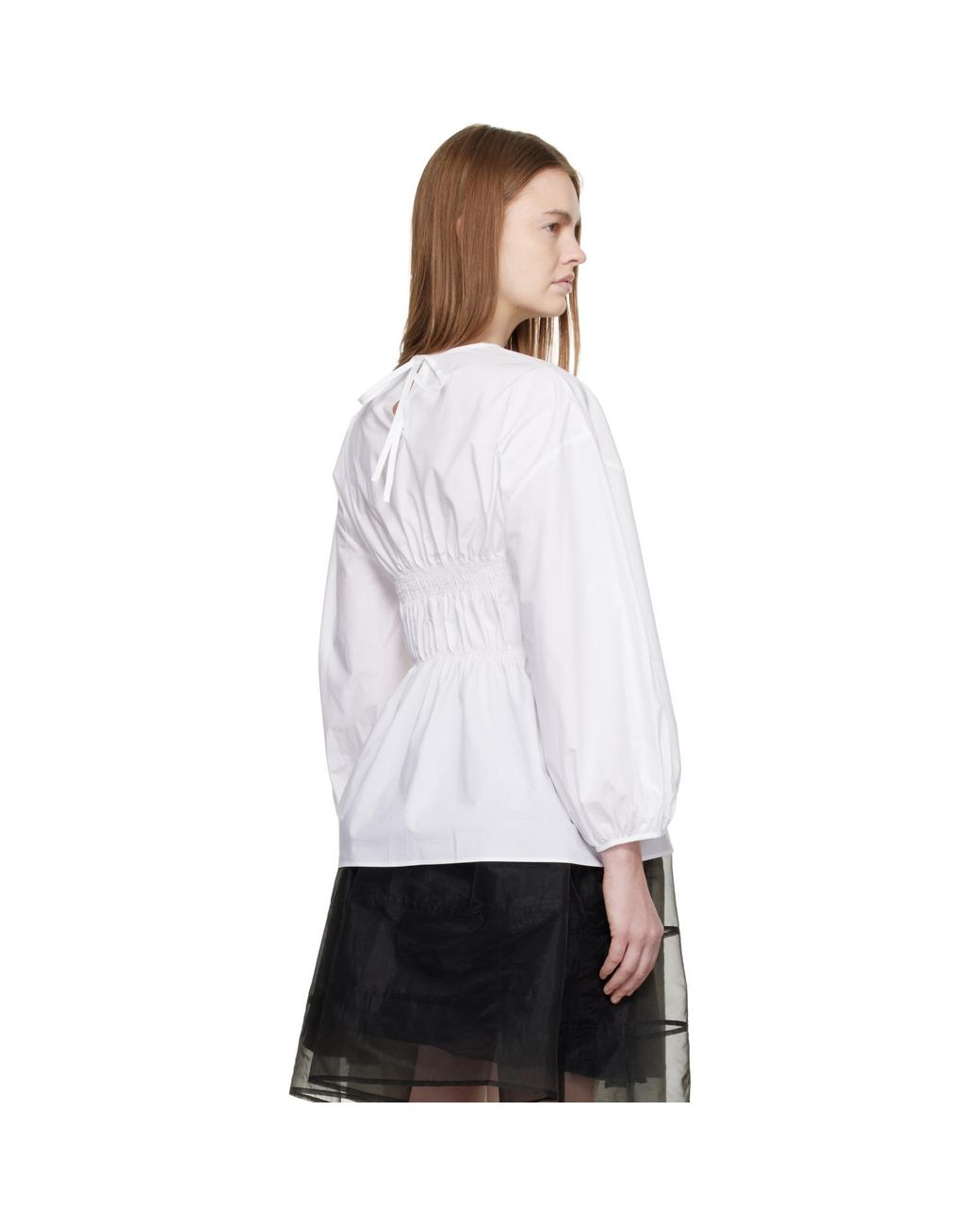 CECILIE BAHNSEN White Cbcamryn Blouse