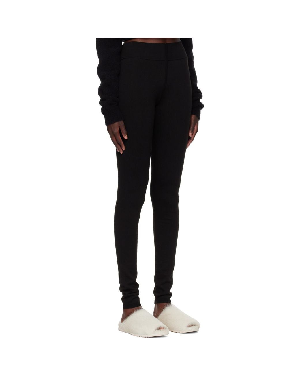Rick Owens Black Tower Leggings