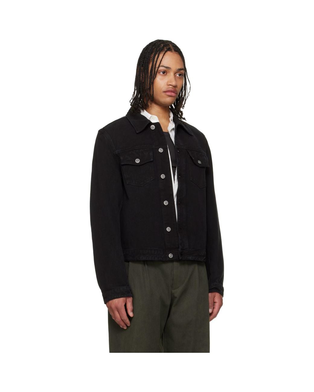 Our Legacy Black Origin Denim Jacket for men