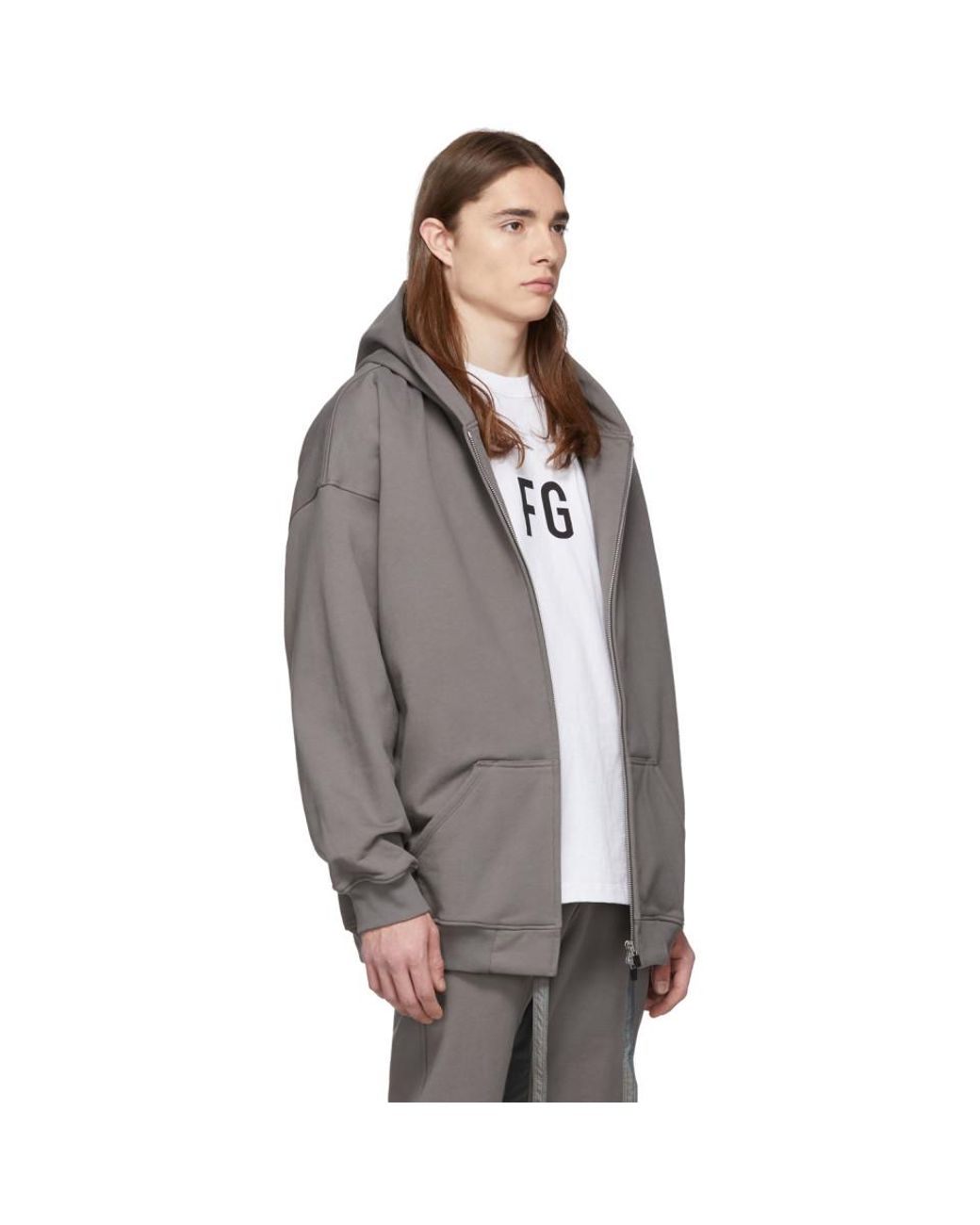 fear of god 6th everyday full zip hoodie