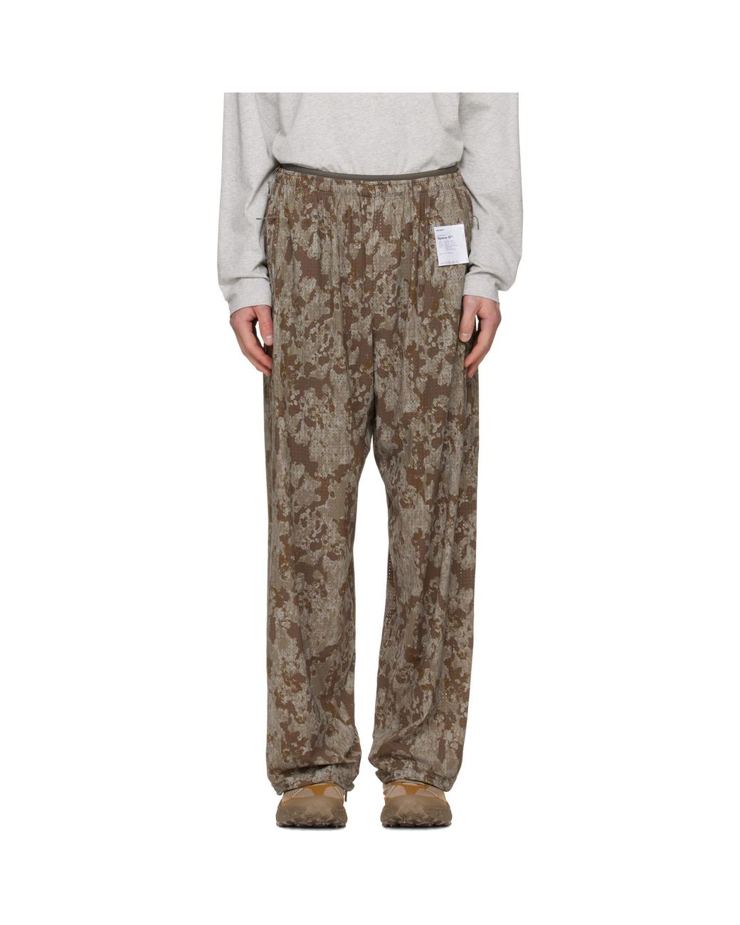 Satisfy Natural Khaki Space‑O Jogger Sweatpants for men