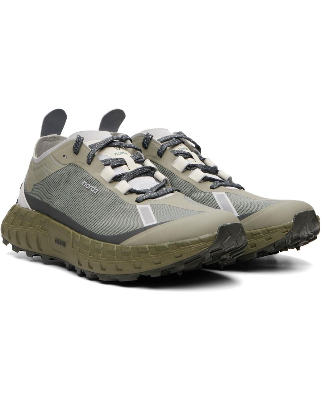 Norda Gray Khaki 001A Sneakers for men