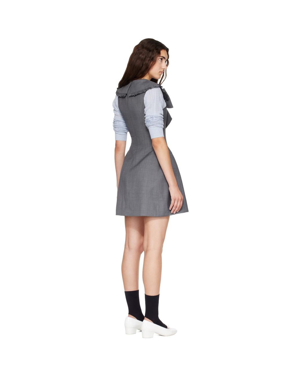 ShuShu/Tong Blue Big Bow Minidress