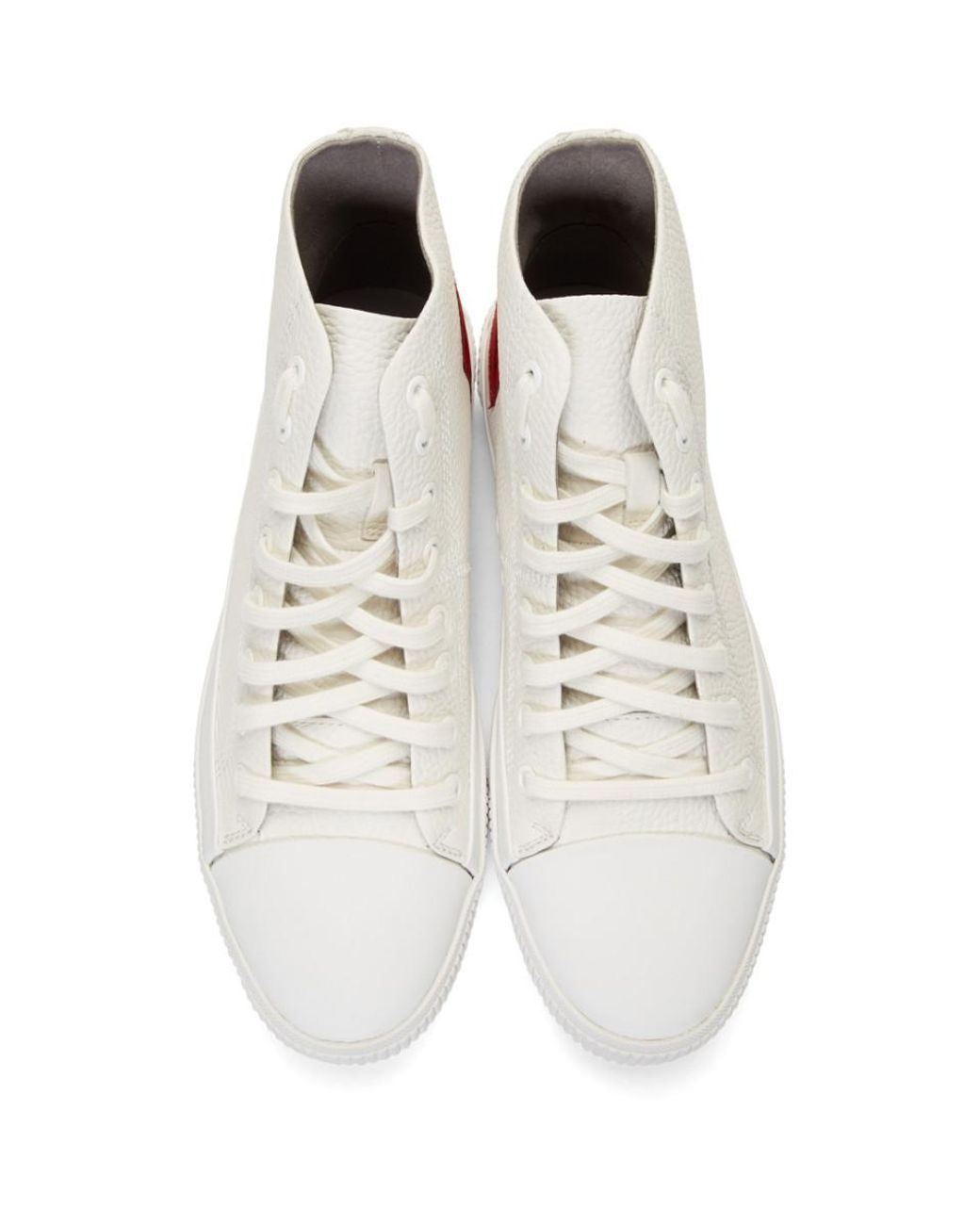 HUGO White Zero Hito High-top Sneakers 