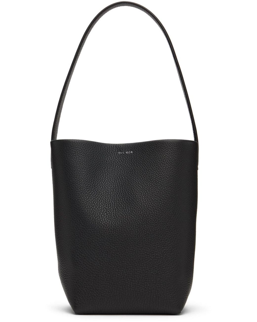The Row Leather N/s Small Park Tote in Black | Lyst UK